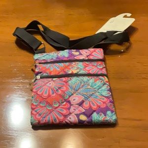 Cross over bag peacock